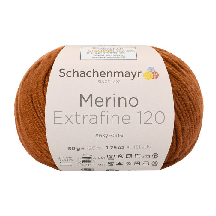Schachenmayr 110 - Marone Schachenmayr Merino Extrafine 120 - Merinogarn Lieblingsgarn