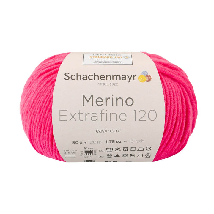 Schachenmayr 139 - Azalee Schachenmayr Merino Extrafine 120 - Merinogarn Lieblingsgarn