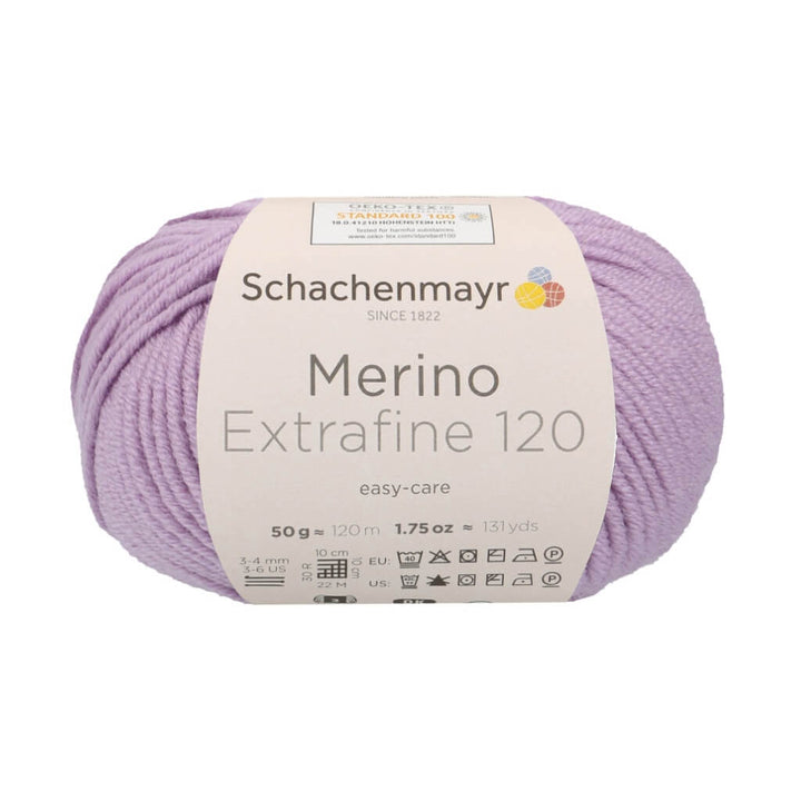 Schachenmayr 145 - Flieder Schachenmayr Merino Extrafine 120 - Merinogarn Lieblingsgarn