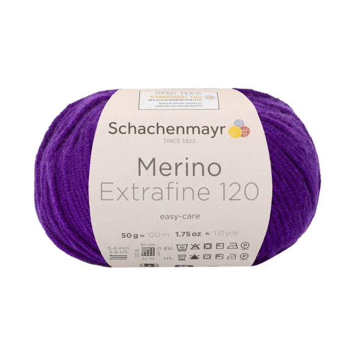 Schachenmayr 148 - Clematis Schachenmayr Merino Extrafine 120 - Merinogarn Lieblingsgarn