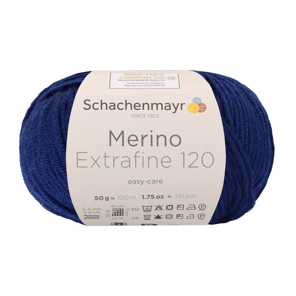 Schachenmayr 158 - Deep Blue Schachenmayr Merino Extrafine 120 - Merinogarn Lieblingsgarn