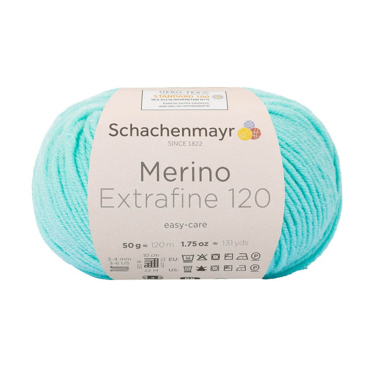 Schachenmayr 167 - Mint Schachenmayr Merino Extrafine 120 - Merinogarn Lieblingsgarn