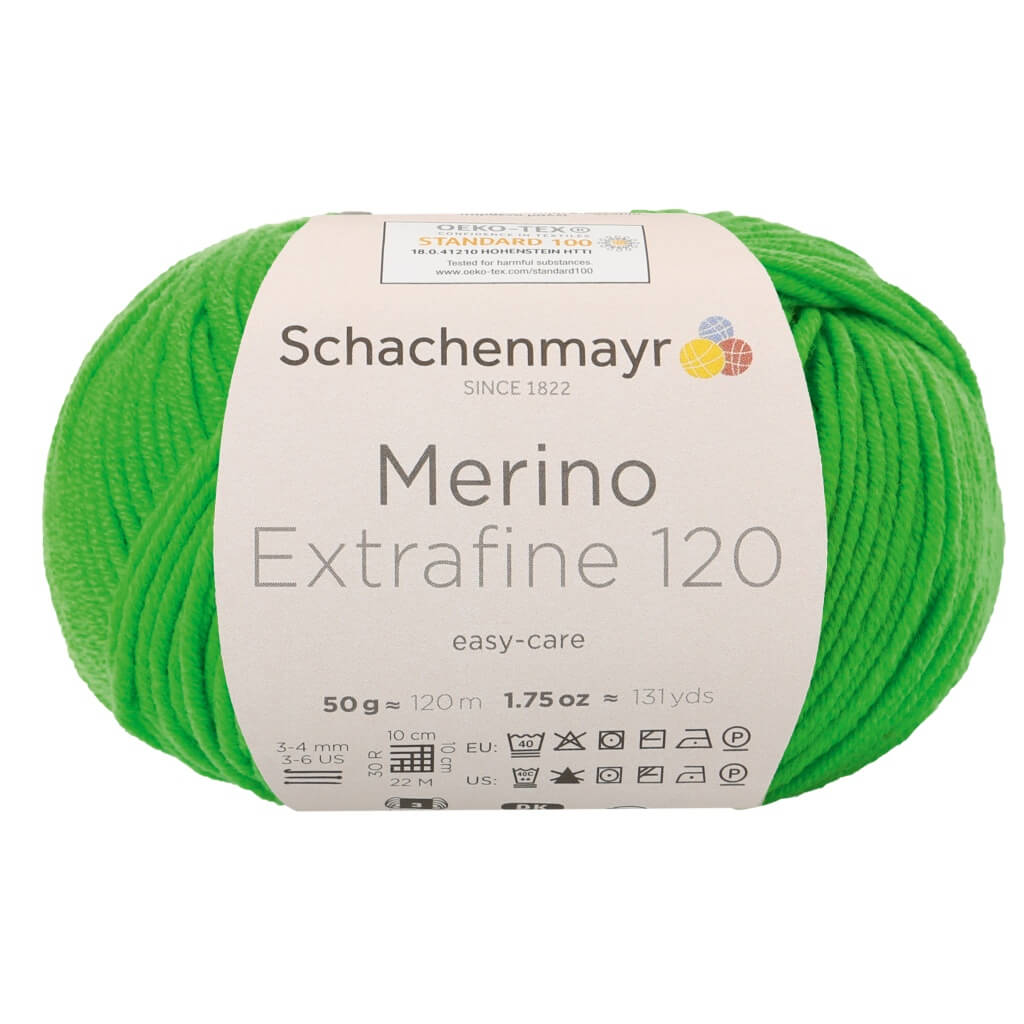 Schachenmayr 170 - Wiesengrün Schachenmayr Merino Extrafine 120 - Merinogarn Lieblingsgarn