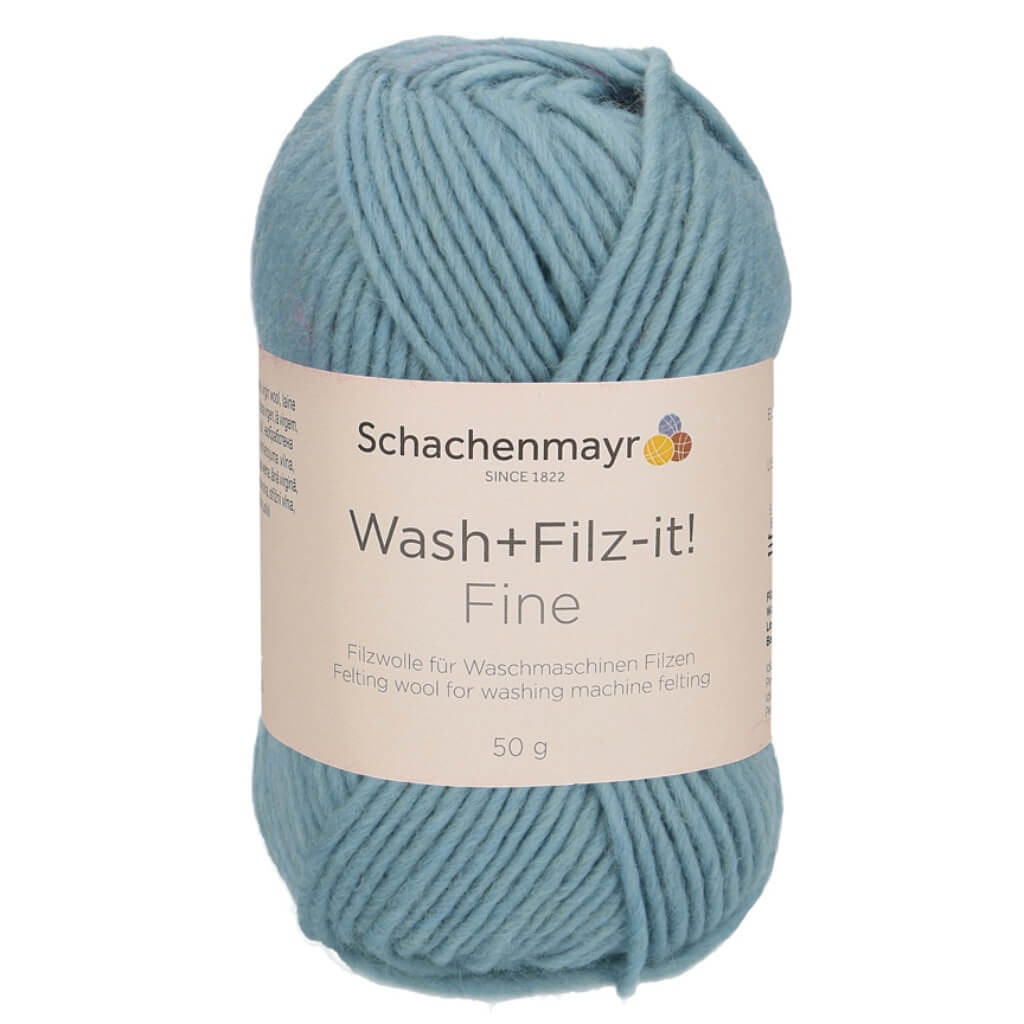 Schachenmayr 146 - Aqua Schachenmayr Wash+Filz-it! Fine - Filzwolle Lieblingsgarn