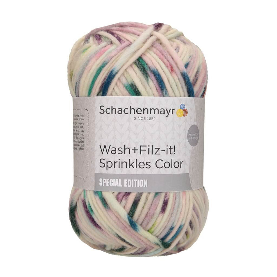 Schachenmayr Schachenmayr Wash+Filz-it! Sprinkles Color Lieblingsgarn