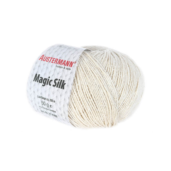 Austermann 1 - Natur Austermann Magic Silk Uni 50g Lieblingsgarn