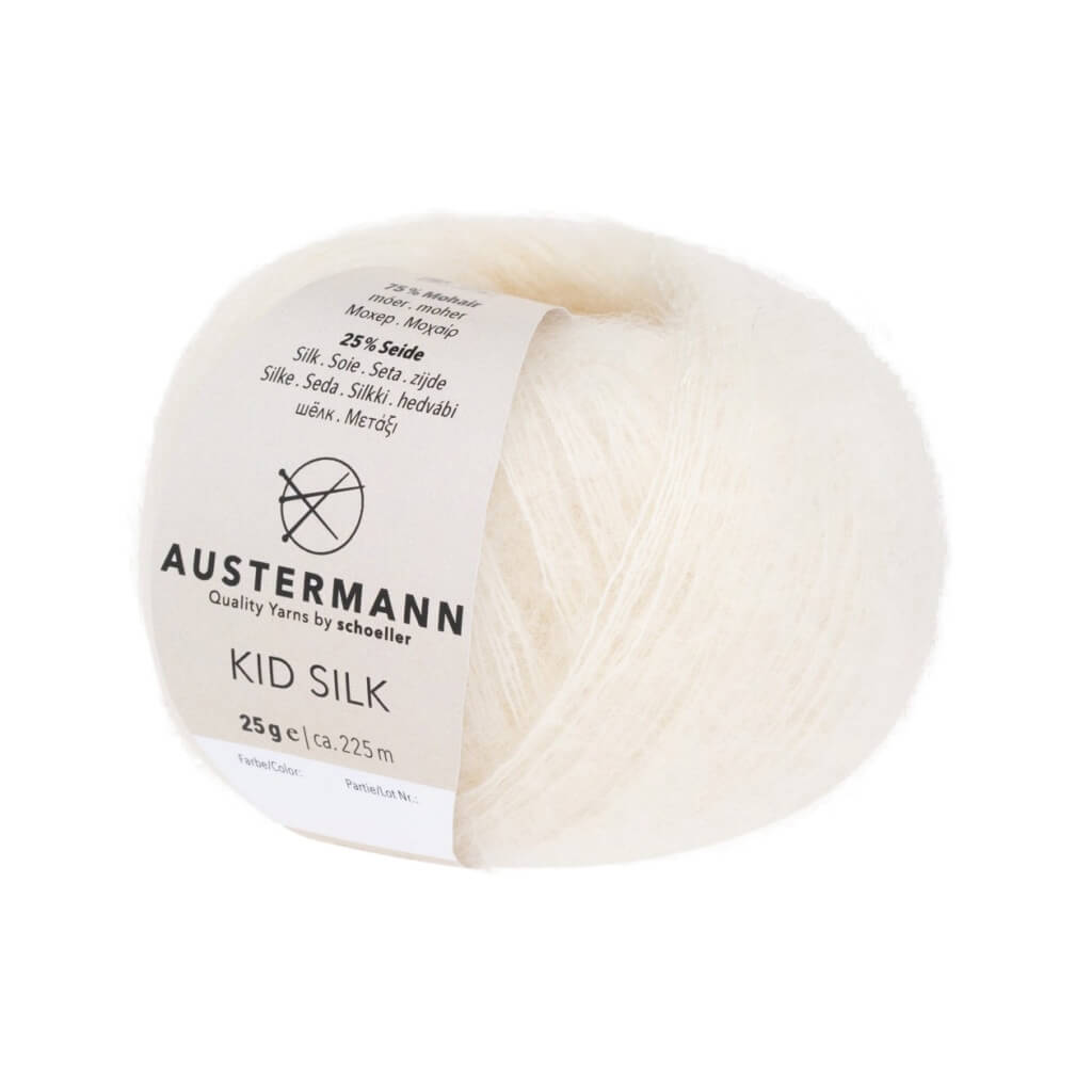 Austermann 10 - Natur Austermann Kid Silk 25g Lieblingsgarn