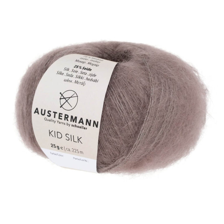 Austermann 15 - Taupe Austermann Kid Silk 25g Lieblingsgarn