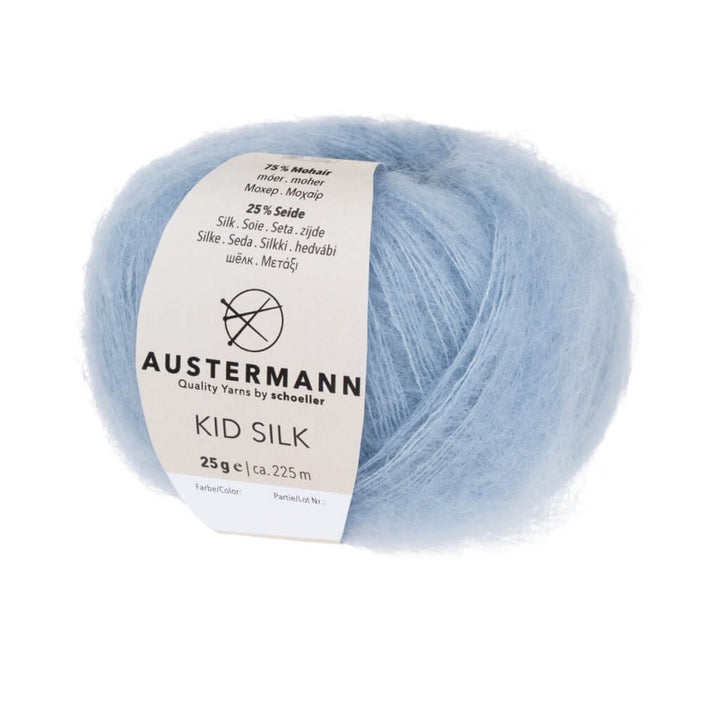 Austermann 29 - Rauchblau Austermann Kid Silk 25g Lieblingsgarn
