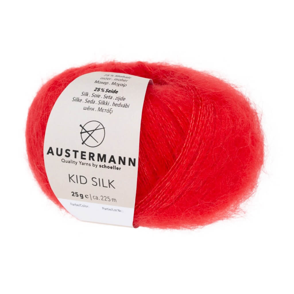 Austermann 31 - Mohn Austermann Kid Silk 25g Lieblingsgarn