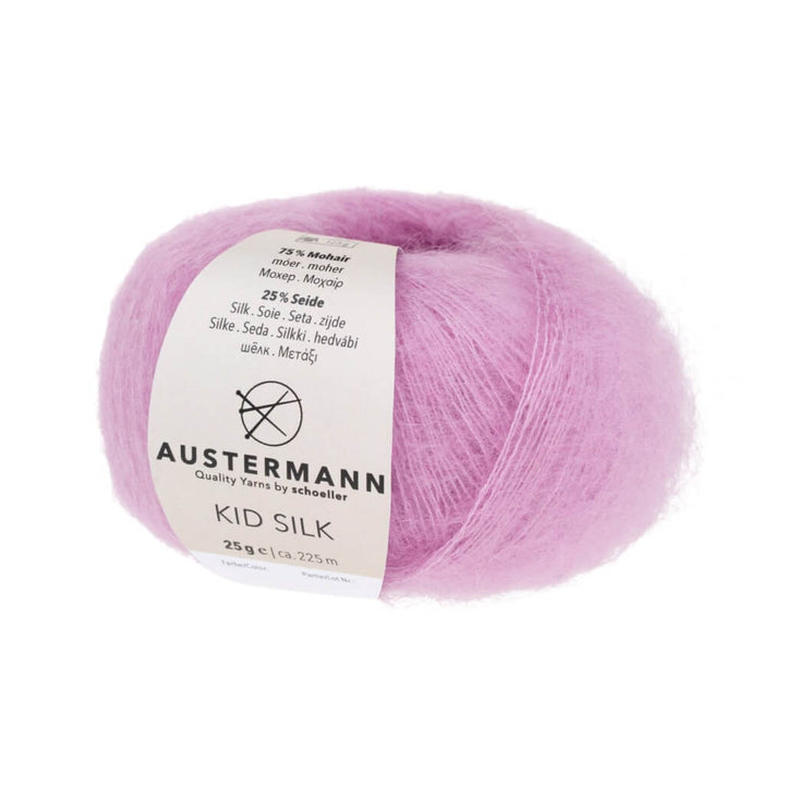 Austermann 35 - Rose Austermann Kid Silk 25g Lieblingsgarn