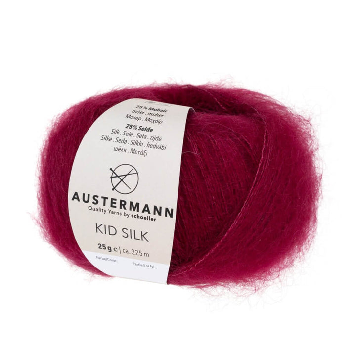 Austermann 39 - Wein Austermann Kid Silk 25g Lieblingsgarn