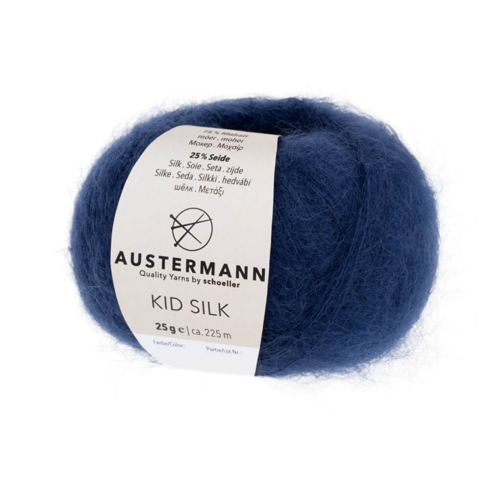 Austermann 4 - Marine Austermann Kid Silk 25g Lieblingsgarn