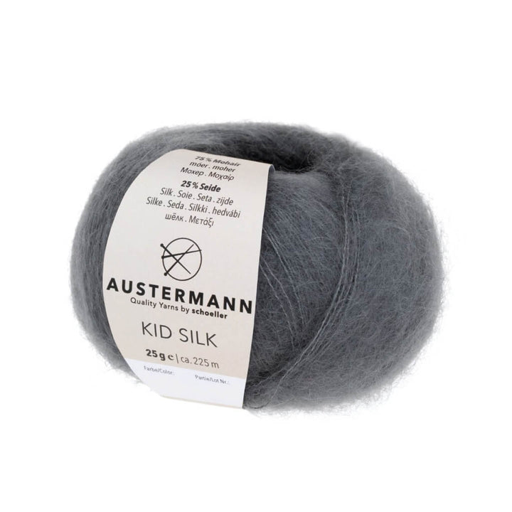 Austermann 7 - Grau Austermann Kid Silk 25g Lieblingsgarn