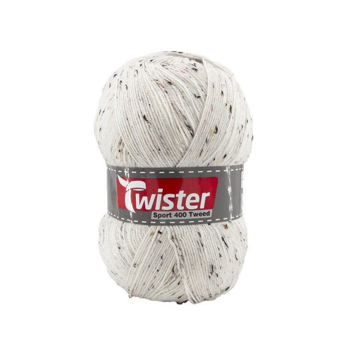 Twister 1 - Natur Tweed Twister Sport 400 Lieblingsgarn