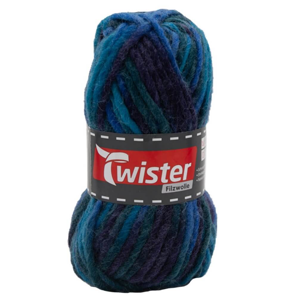 Twister 154 - Lagune Twister Filzwolle Color 50g Lieblingsgarn