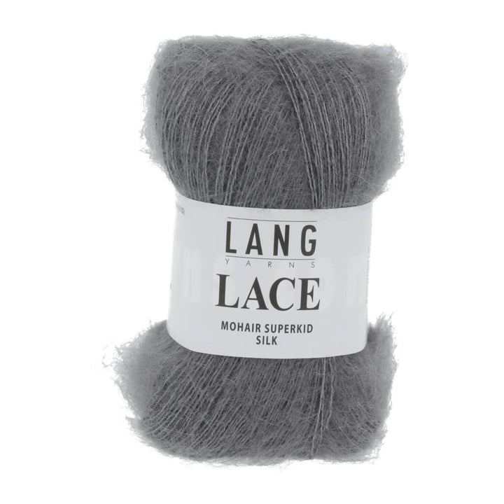 Lang Yarns 992.0005 - Grau Mélange Lang Yarns Lace - 25g Mohair Wolle Lieblingsgarn