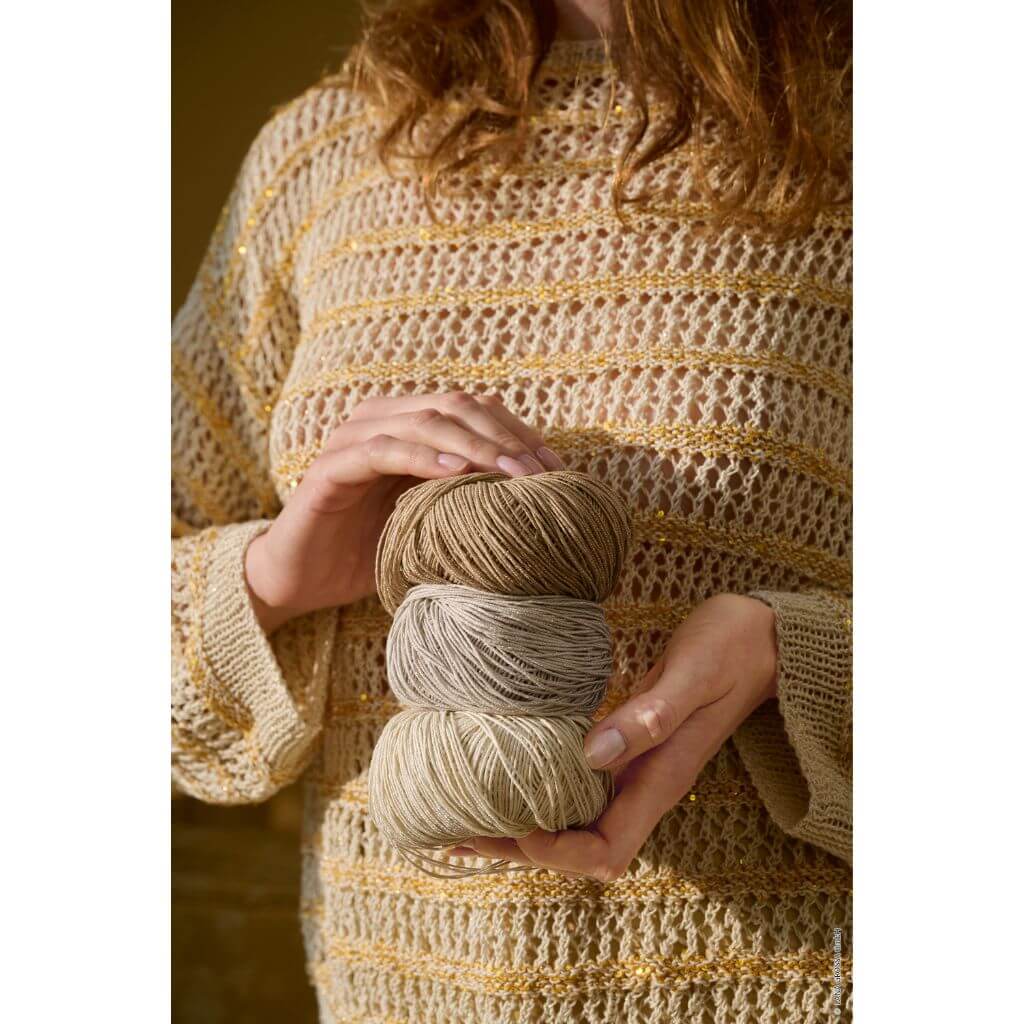 Lana Grossa Pattern Sommerpullover mit Mustermix Strickanleitung - Lana Grossa (Heft) Lieblingsgarn