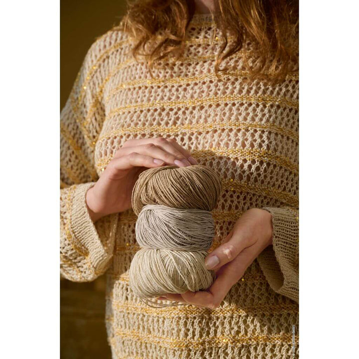 Lana Grossa Pattern Sommerpullover mit Mustermix Strickanleitung - Lana Grossa (Heft) Lieblingsgarn