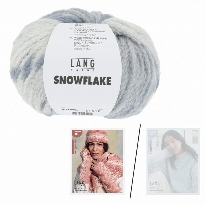 Lang Yarns Lang Yarns Snowflake inkl. 1 Anleitungsheft Lieblingsgarn