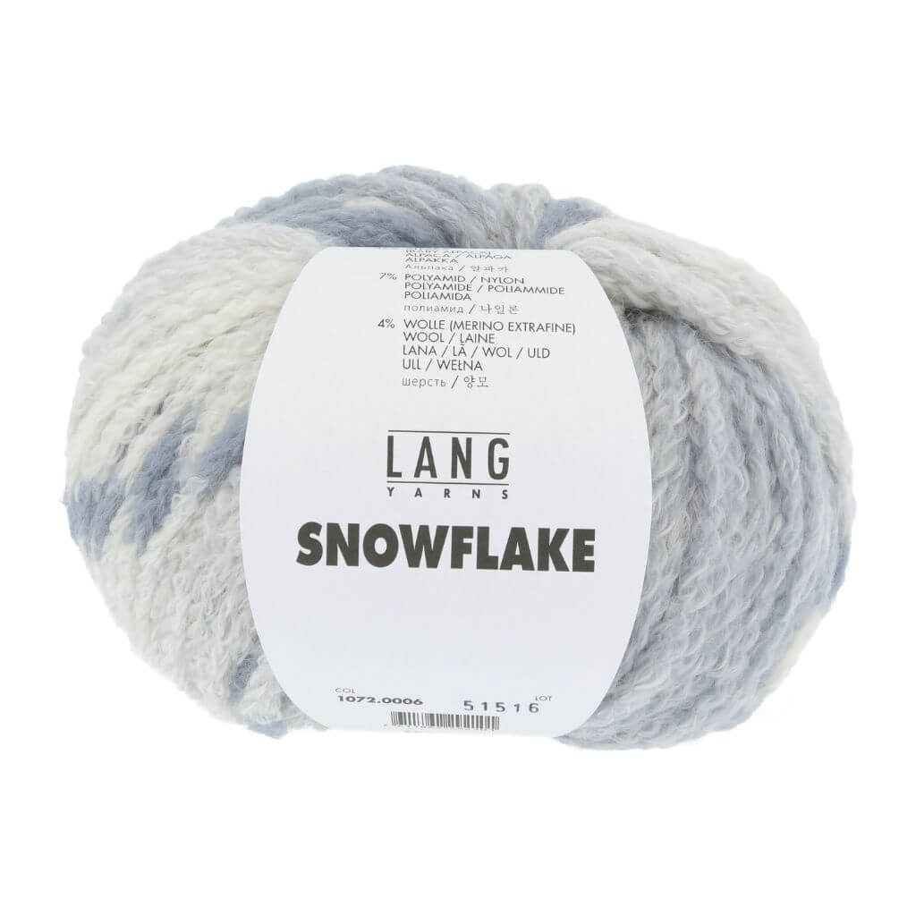 Lang Yarns Lang Yarns Snowflake inkl. 1 Anleitungsheft Lieblingsgarn