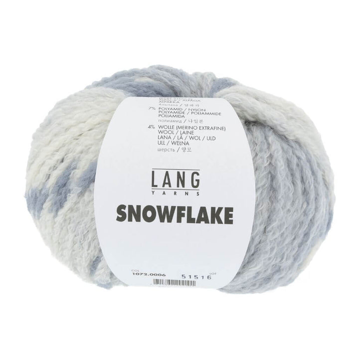 Lang Yarns Lang Yarns Snowflake inkl. 1 Anleitungsheft Lieblingsgarn