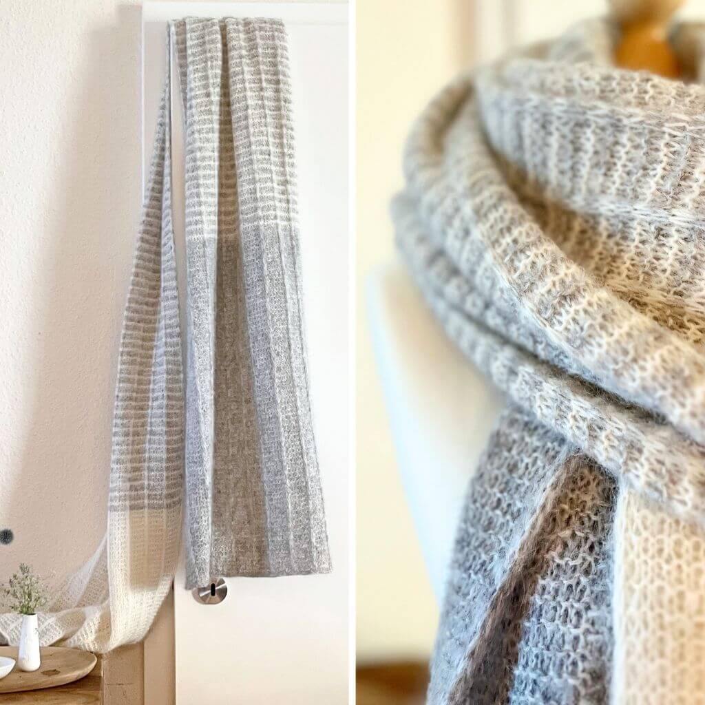 Strickfisch Schal Licht & Schatten Strickanleitung - Strickfisch (PDF) Lieblingsgarn