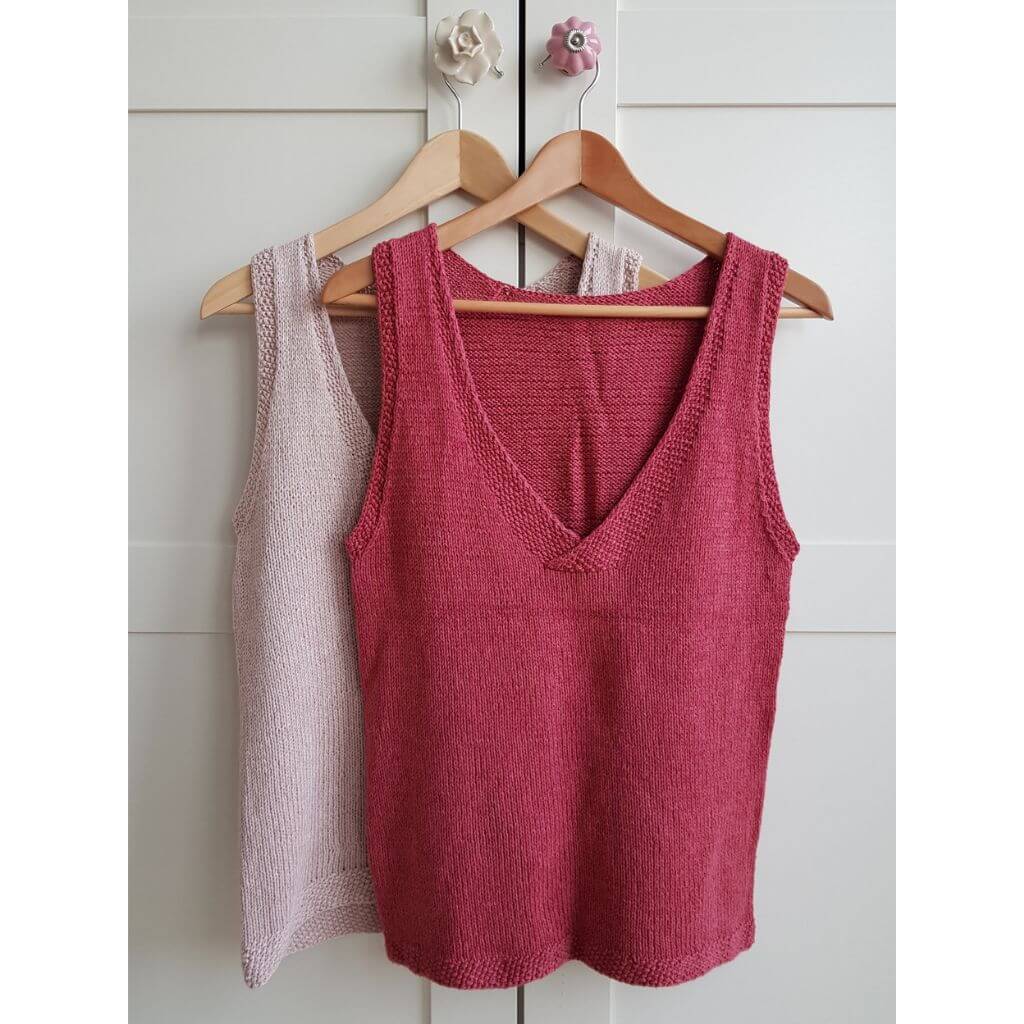 Nadelmelodie Tiny Collar Top Strickanleitung - Nadelmelodie (PDF) Lieblingsgarn
