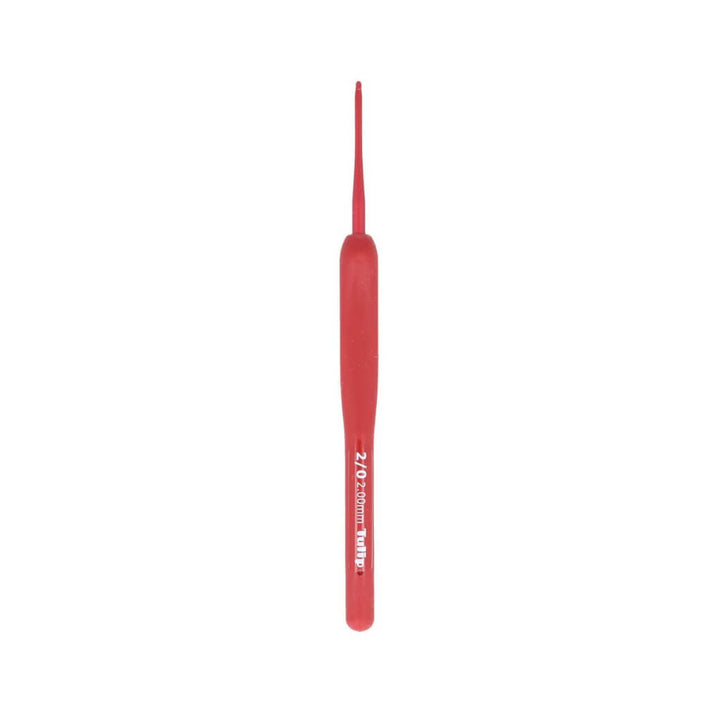 Tulip 2,00 mm Tulip ETIMO Red Häkelnadel mit Softgriff Lieblingsgarn