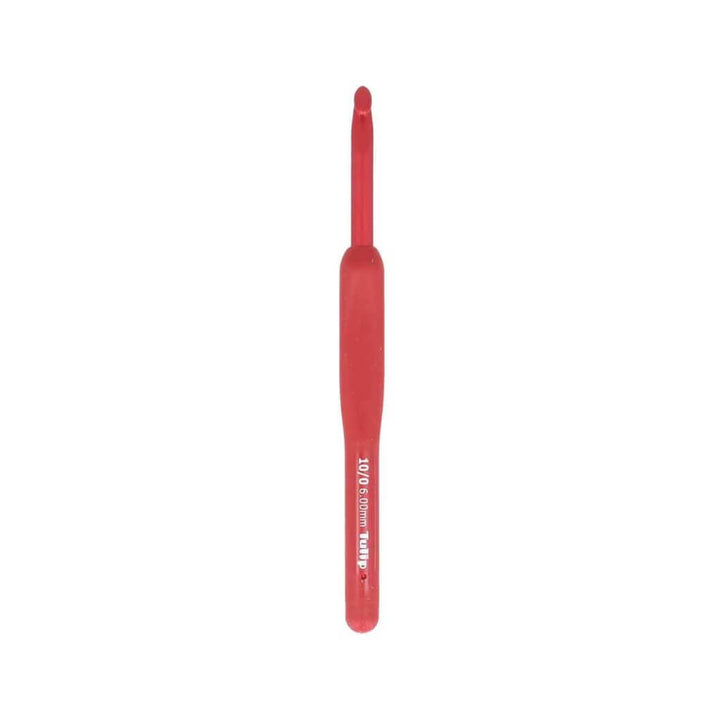 Tulip 6,00 mm Tulip ETIMO Red Häkelnadel mit Softgriff Lieblingsgarn