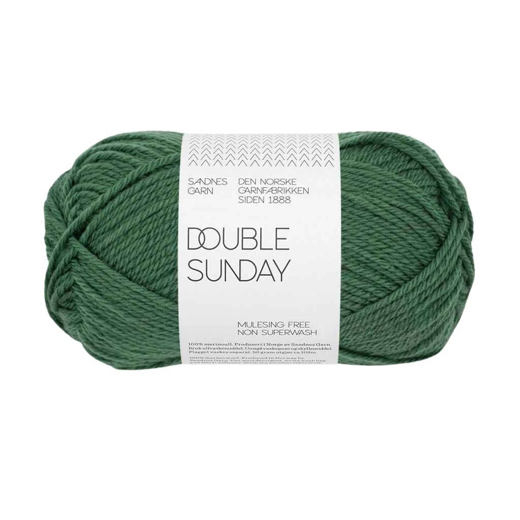 Sandnes Garn Double Sunday, Farbe 8073 elm green – Merino bei Lieblingsgarn