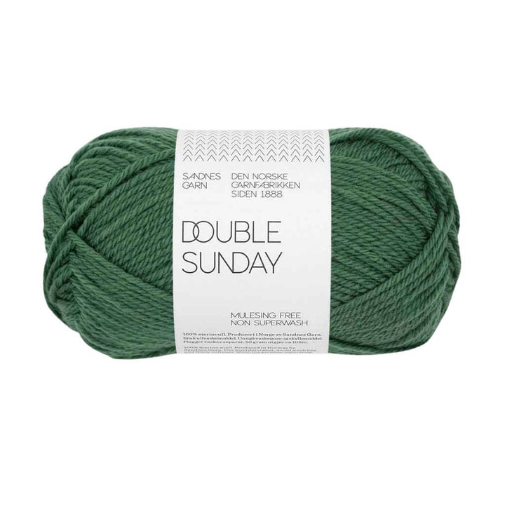 Sandnes Garn Double Sunday, Farbe 8073 elm green – Merino bei Lieblingsgarn
