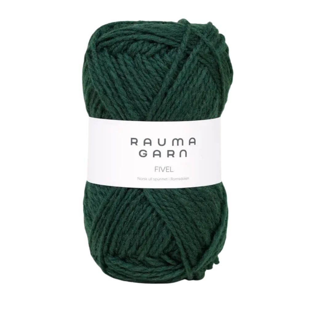 Rauma Fivel, Farbe 24 Mørk Grønn – Lama bei Lieblingsgarn
