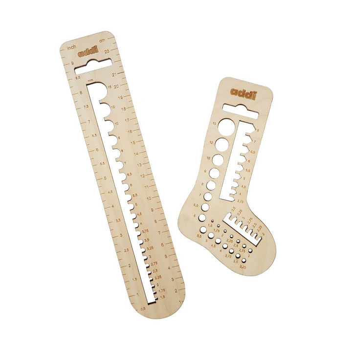 Addi addiCalibro Holznadelmaße 2-er Set - 535-2 Lieblingsgarn