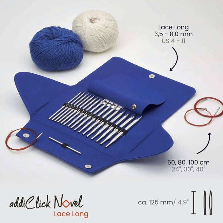 Addi addiClick Novel Lace Long Nadelspitzen-Set - 740-2 Lieblingsgarn