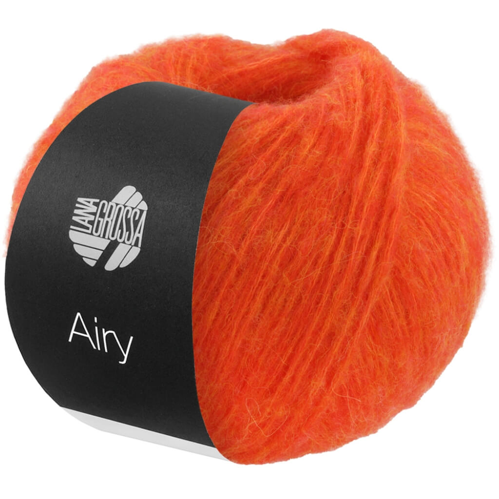 Lana Grossa 17 - Rotorange Lana Grossa Airy Lieblingsgarn