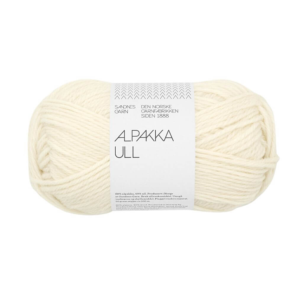 Sandnes Garn 1012 - natur Sandnes Garn Alpakka Ull 50 g Lieblingsgarn