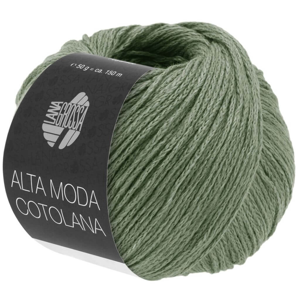 Lana Grossa 56 - Resedagrün Lana Grossa Alta Moda Cotolana Lieblingsgarn