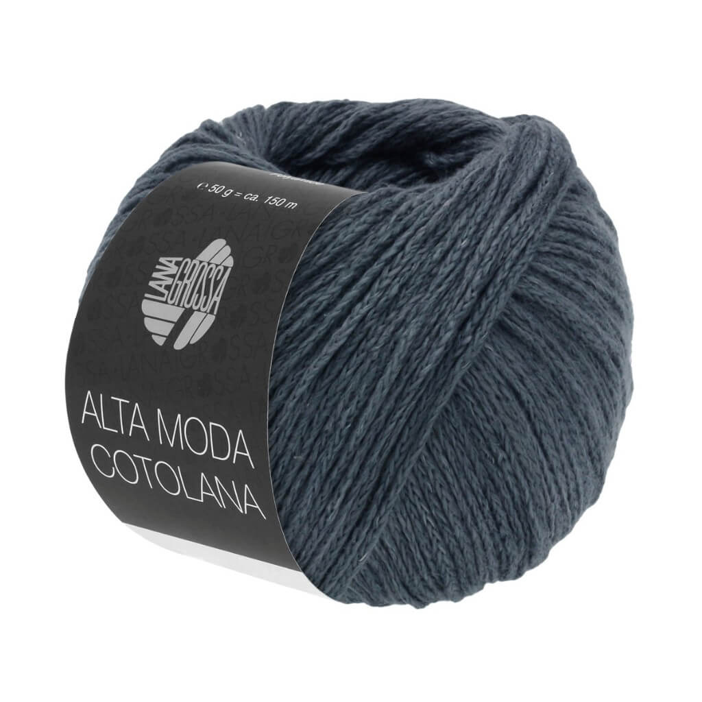 Lana Grossa 64 - Graublau Lana Grossa Alta Moda Cotolana Lieblingsgarn