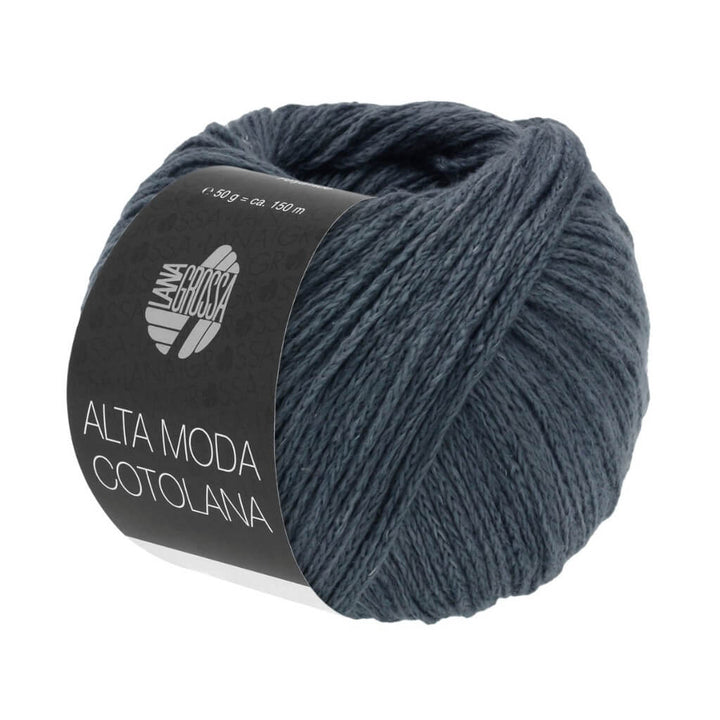 Lana Grossa 64 - Graublau Lana Grossa Alta Moda Cotolana Lieblingsgarn