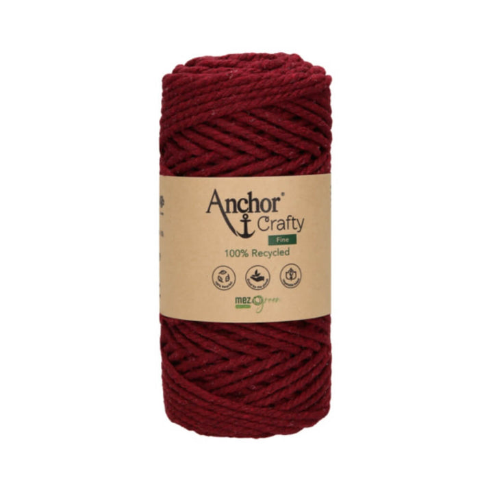 Anchor 119 - Burgundy Anchor Crafty Fine 3 mm x 65 m Lieblingsgarn
