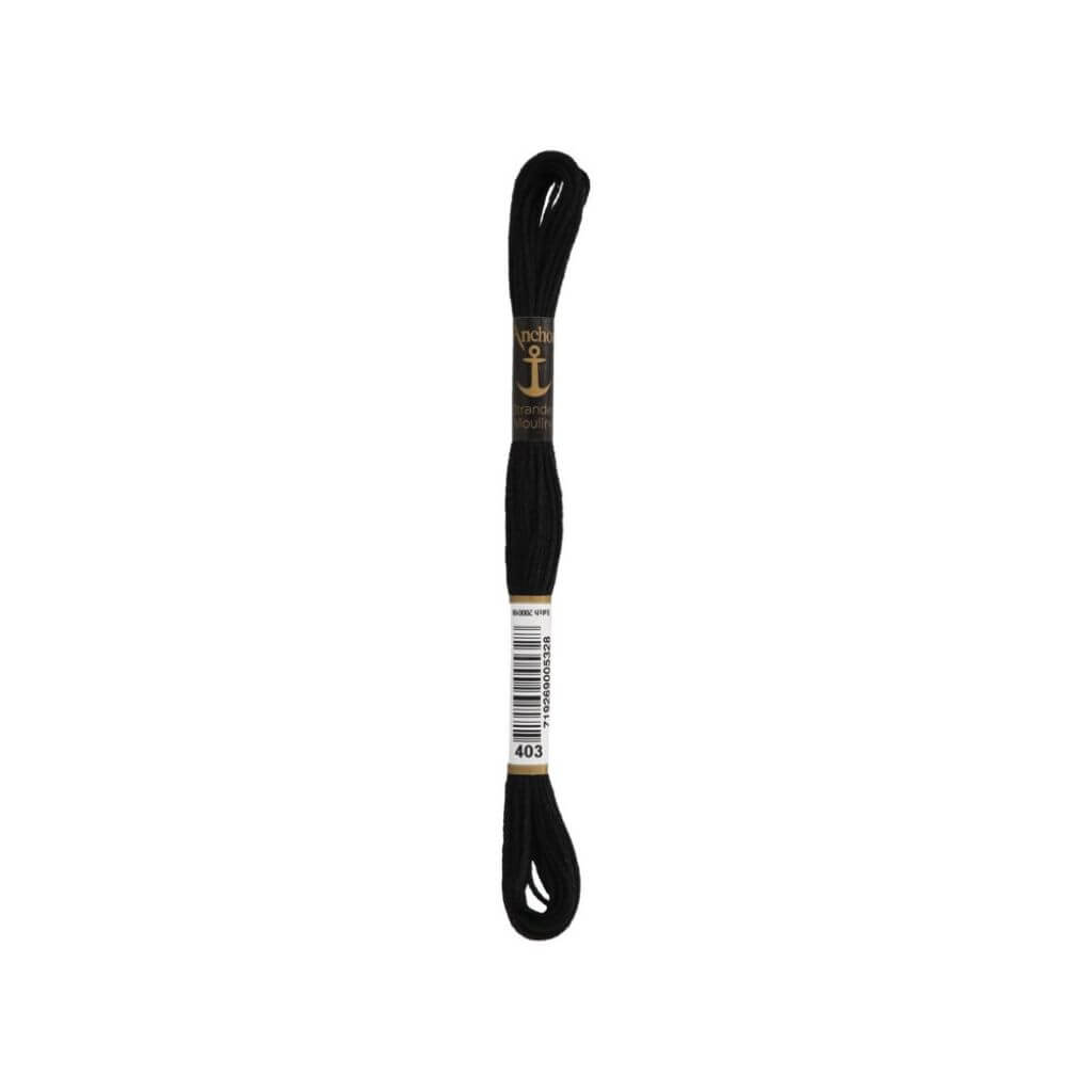 Anchor 403 - schwarz Anchor Sticktwist Lieblingsgarn