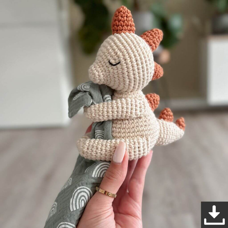 AO Design Pattern Schmuse Dino Häkelanleitung - AO Design (PDF) Lieblingsgarn