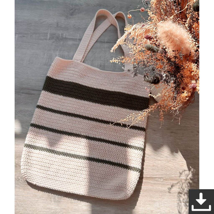 AO Design Pattern Shopping Tasche Häkelanleitung - AO Design (PDF) Lieblingsgarn