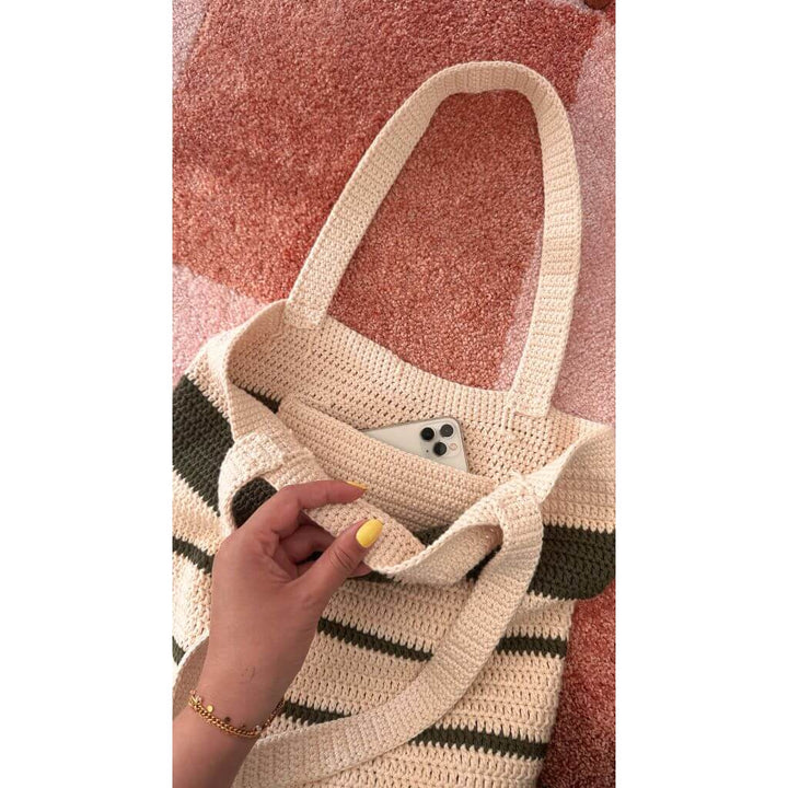 AO Design Pattern Shopping Tasche Häkelanleitung - AO Design (PDF) Lieblingsgarn