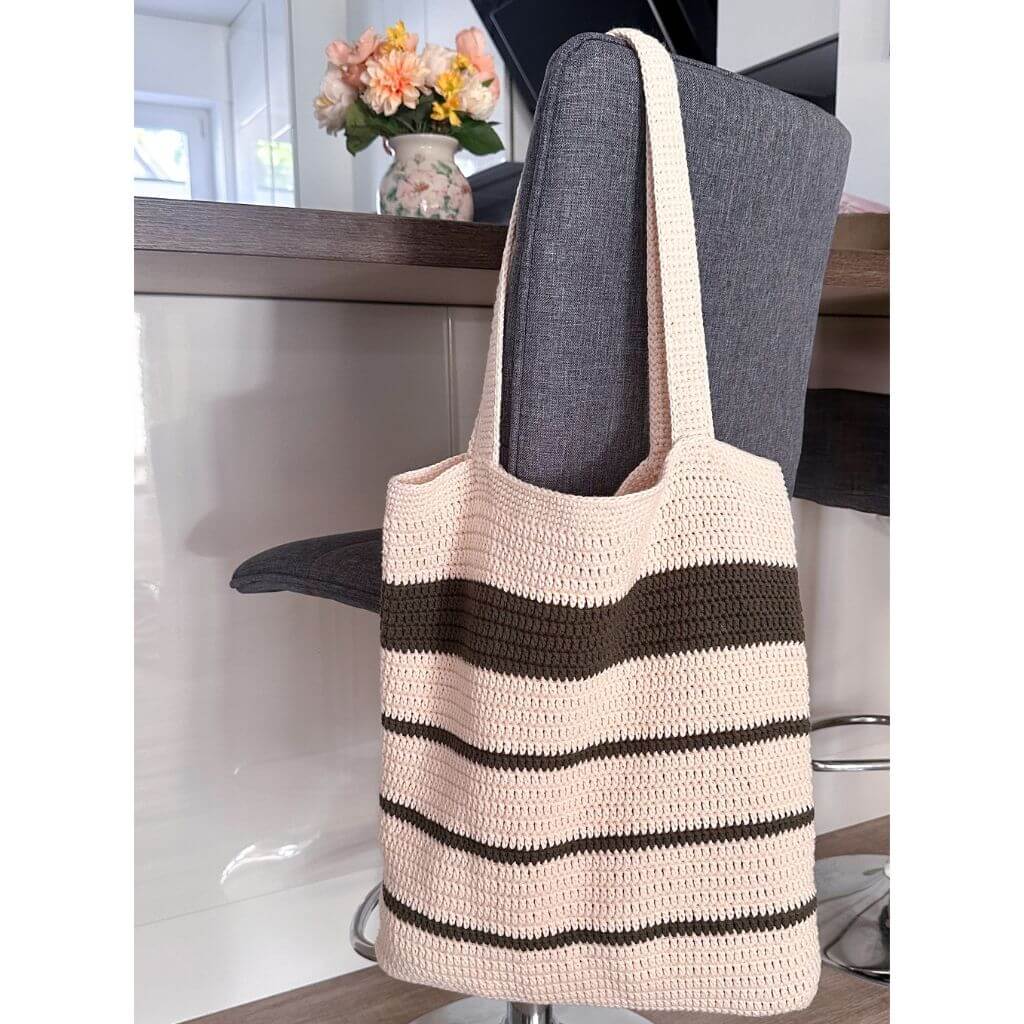 AO Design Pattern Shopping Tasche Häkelanleitung - AO Design (PDF) Lieblingsgarn