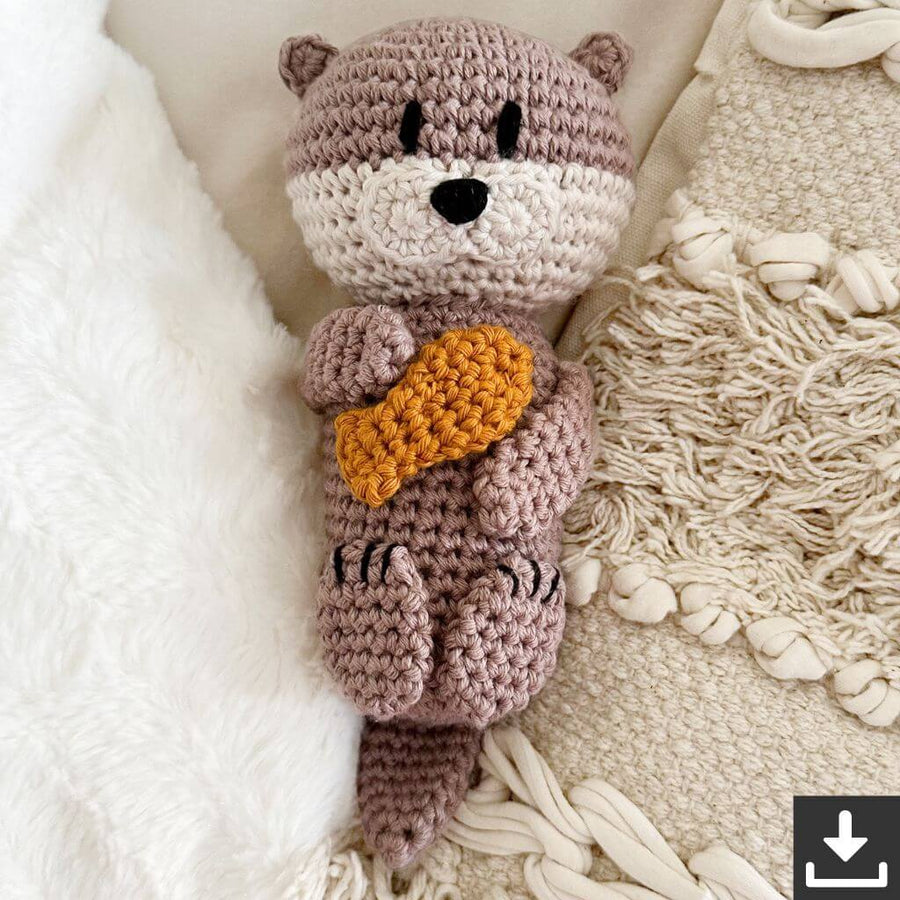 AO Design Pattern Spieluhr Otter Häkelanleitung - AO Design (PDF) Lieblingsgarn