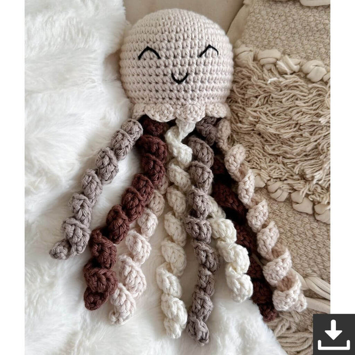 AO Design Pattern Spieluhr Qualle Häkelanleitung - AO Design (PDF) Lieblingsgarn