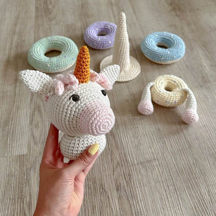 AO Design Pattern Stapelturm Einhorn Häkelanleitung - AO Design (PDF) Lieblingsgarn