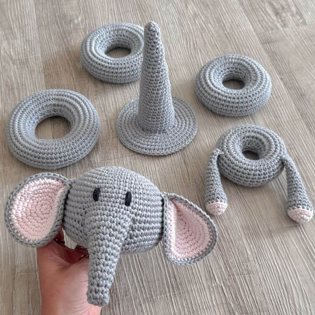 AO Design Pattern Stapelturm Elefant Häkelanleitung - AO Design (PDF) Lieblingsgarn